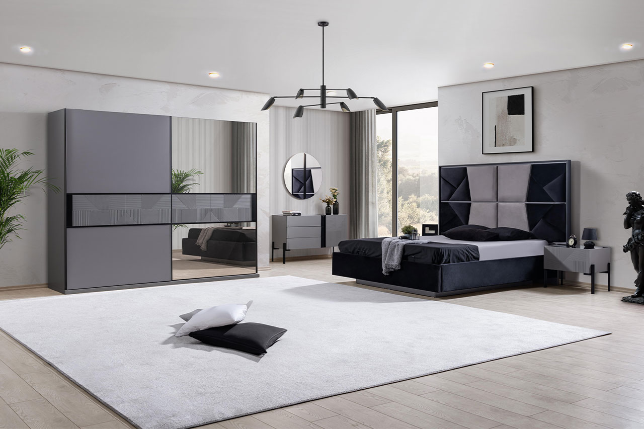 New Grey Yatak Odası Takımı